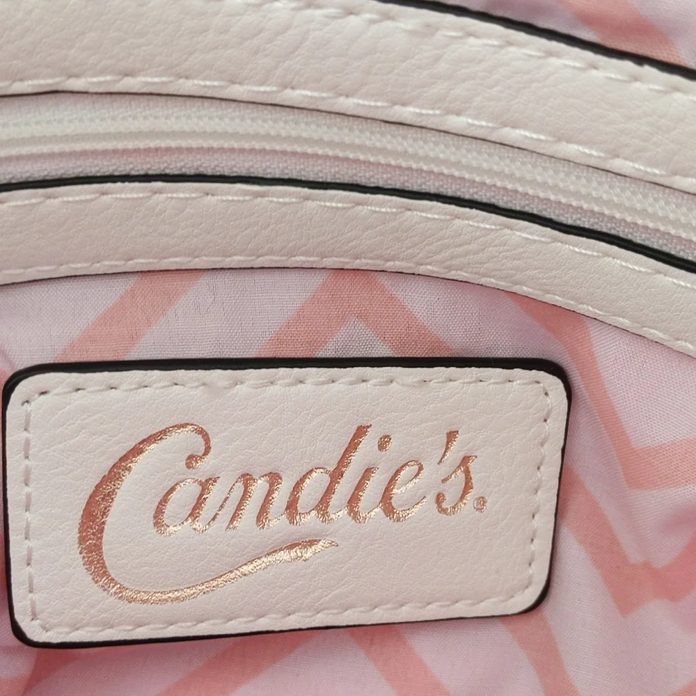 Candie's Faux Leather Tassel Lined Shoulder Bag Pocketbook